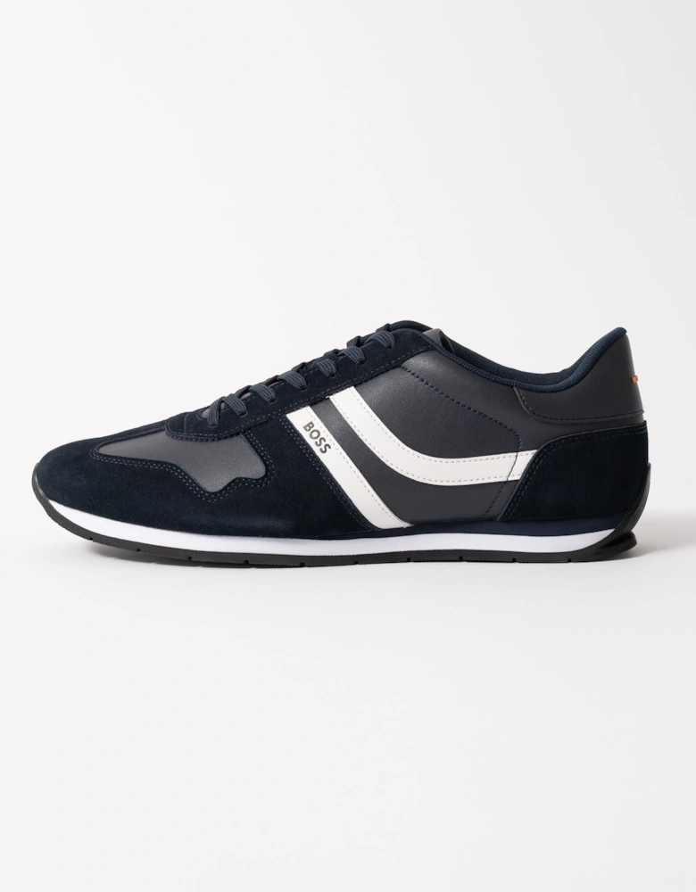 BOSS Orange Levon Runn pumi Mens Trainers - Dark Blue 401