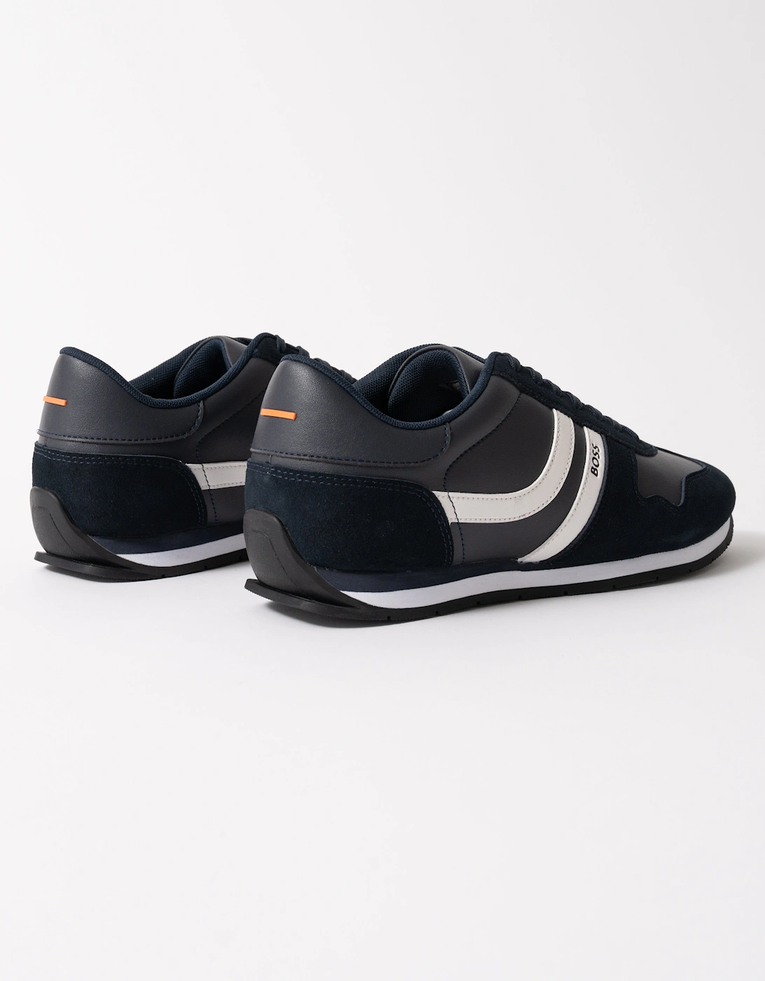 BOSS Orange Levon Runn pumi Mens Trainers - Dark Blue 401