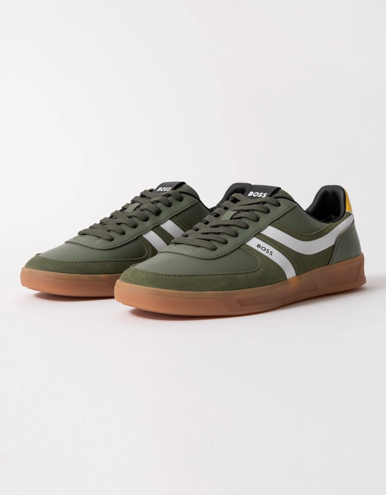 BOSS Orange Brandon_Tenn_mipu Mens Trainers - Open Green 362
