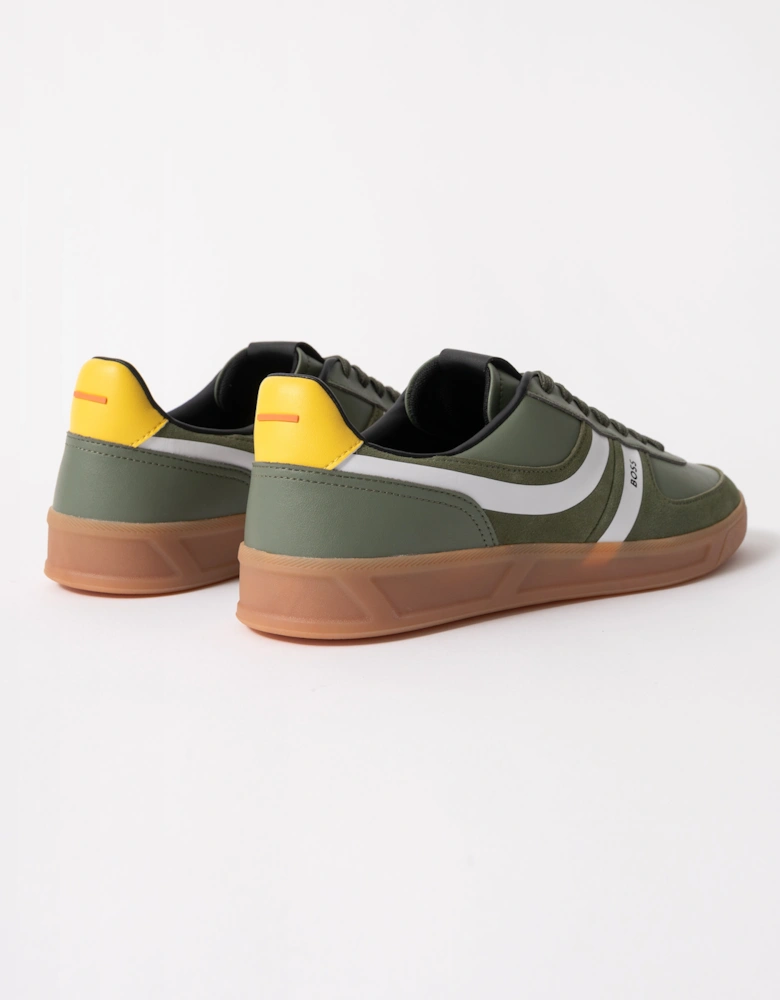 BOSS Orange Brandon_Tenn_mipu Mens Trainers - Open Green 362