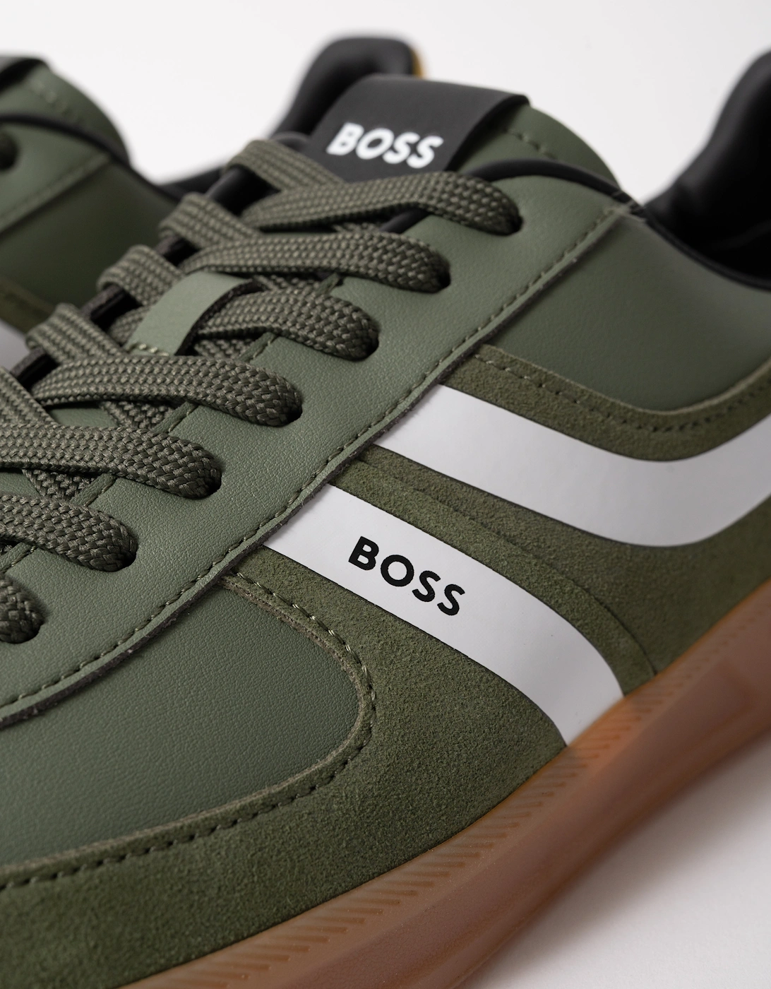 BOSS Orange Brandon_Tenn_mipu Mens Trainers - Open Green 362