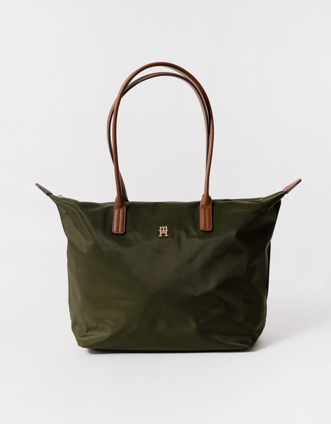 Tommy Hilfiger Popette Womens Tote Bag - Green