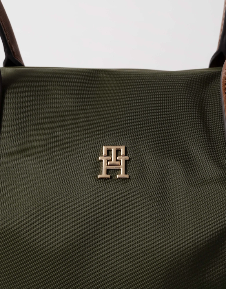 Tommy Hilfiger Popette Womens Tote Bag - Green