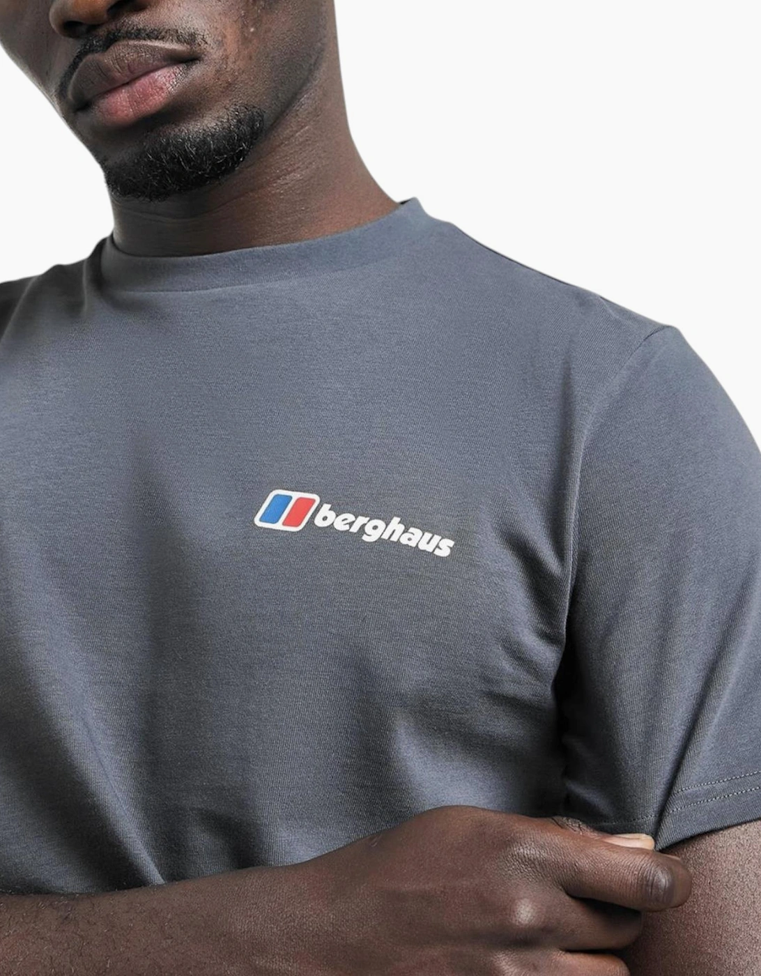 Berghaus Mens T Shirt Pinnacle Point Crew Neck Short Sleeve Cotton Summer Tee