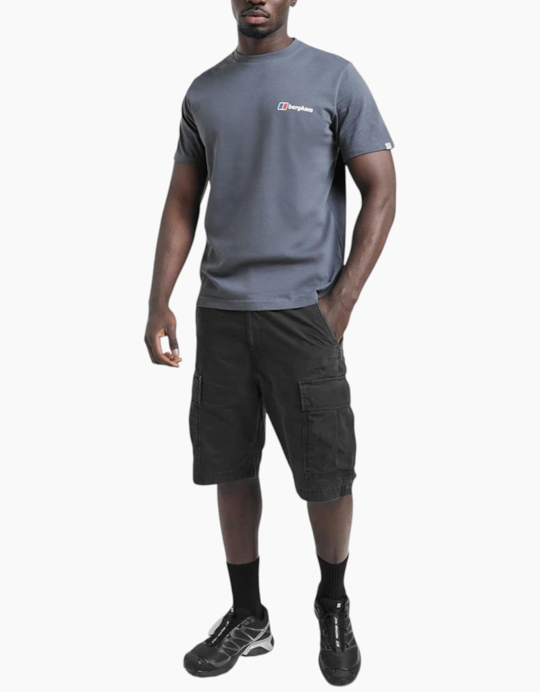 Berghaus Mens T Shirt Pinnacle Point Crew Neck Short Sleeve Cotton Summer Tee