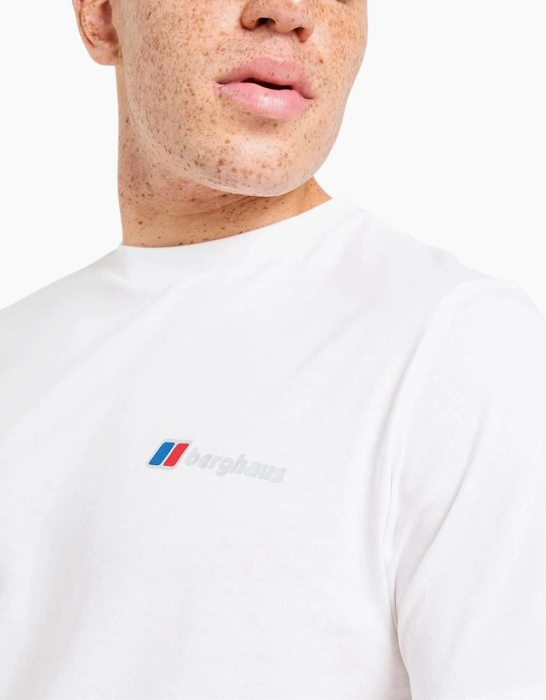 Berghaus Mens T Shirt Thresh Peak Crew Neck Short Sleeve Cotton Summer Tee