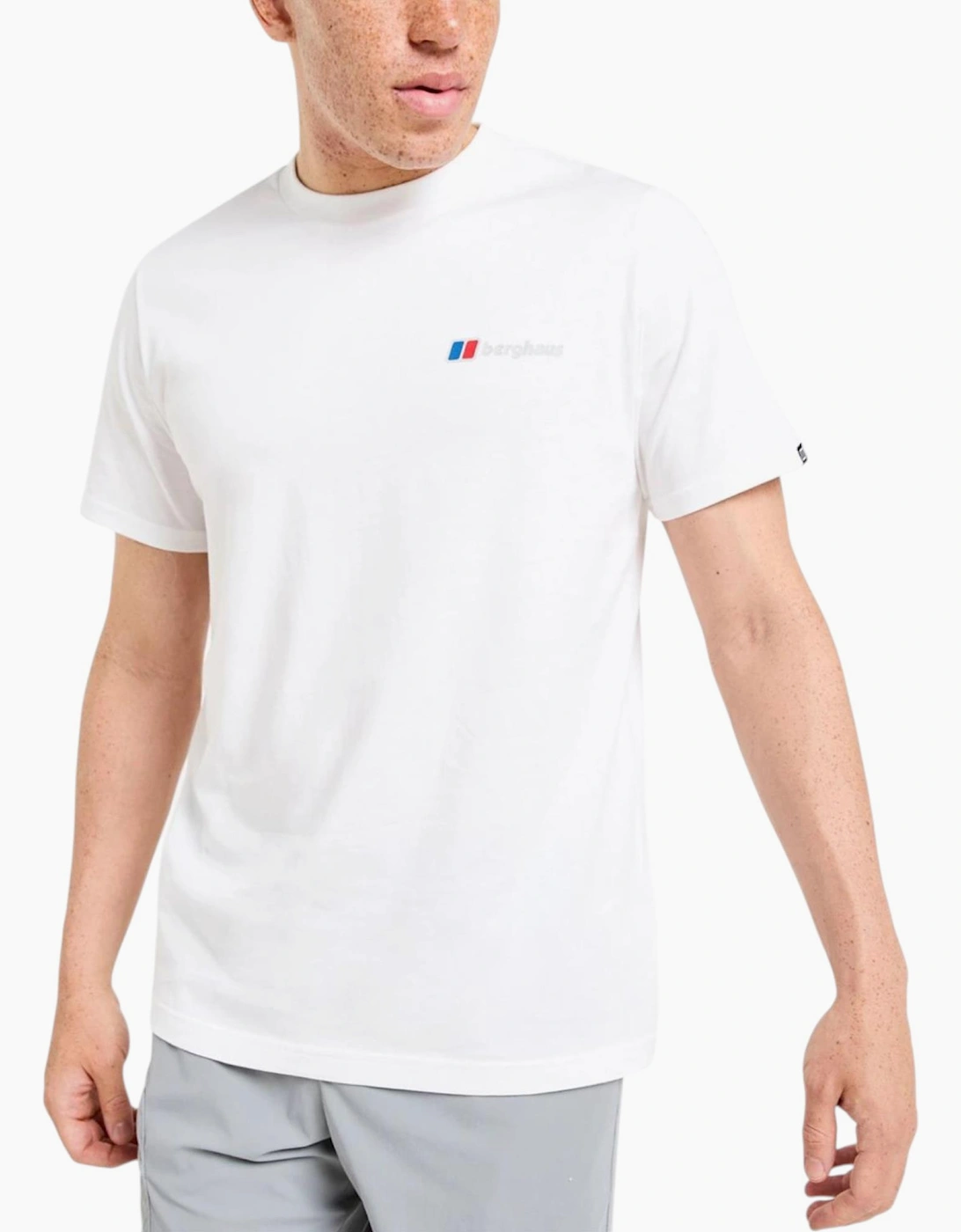 Berghaus Mens T Shirt Thresh Peak Crew Neck Short Sleeve Cotton Summer Tee