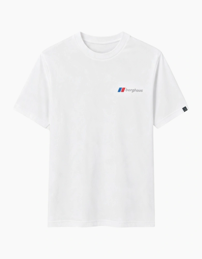 Berghaus Mens T Shirt Thresh Peak Crew Neck Short Sleeve Cotton Summer Tee