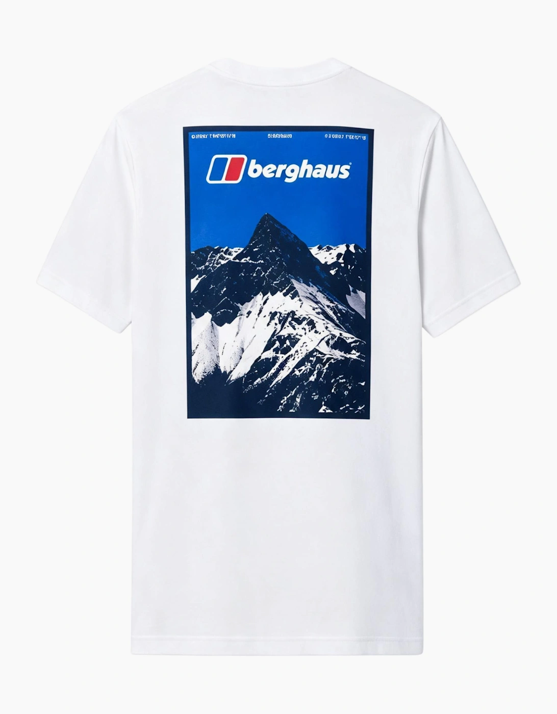 Berghaus Mens T Shirt Thresh Peak Crew Neck Short Sleeve Cotton Summer Tee