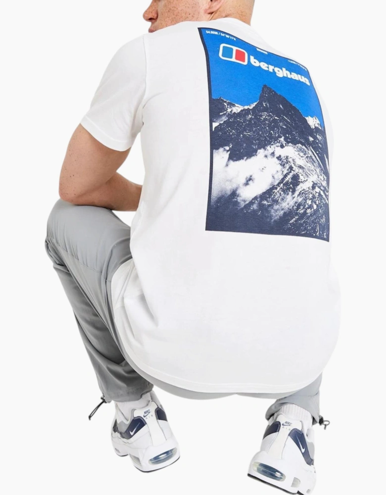 Berghaus Mens T Shirt Thresh Peak Crew Neck Short Sleeve Cotton Summer Tee