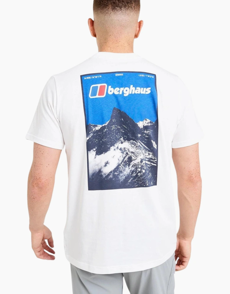 Berghaus Mens T Shirt Thresh Peak Crew Neck Short Sleeve Cotton Summer Tee