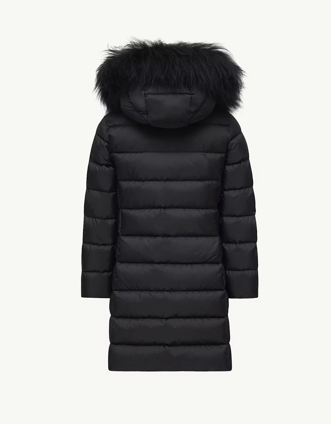 Kids Abelle Long Coat Black