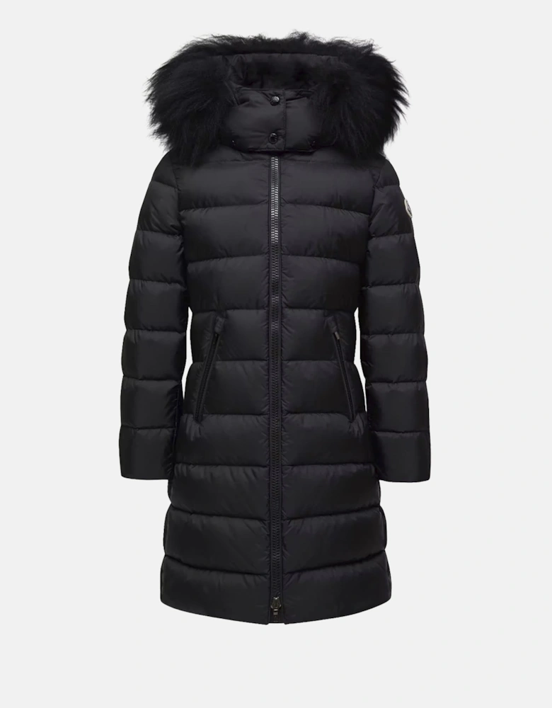 Kids Abelle Long Coat Black