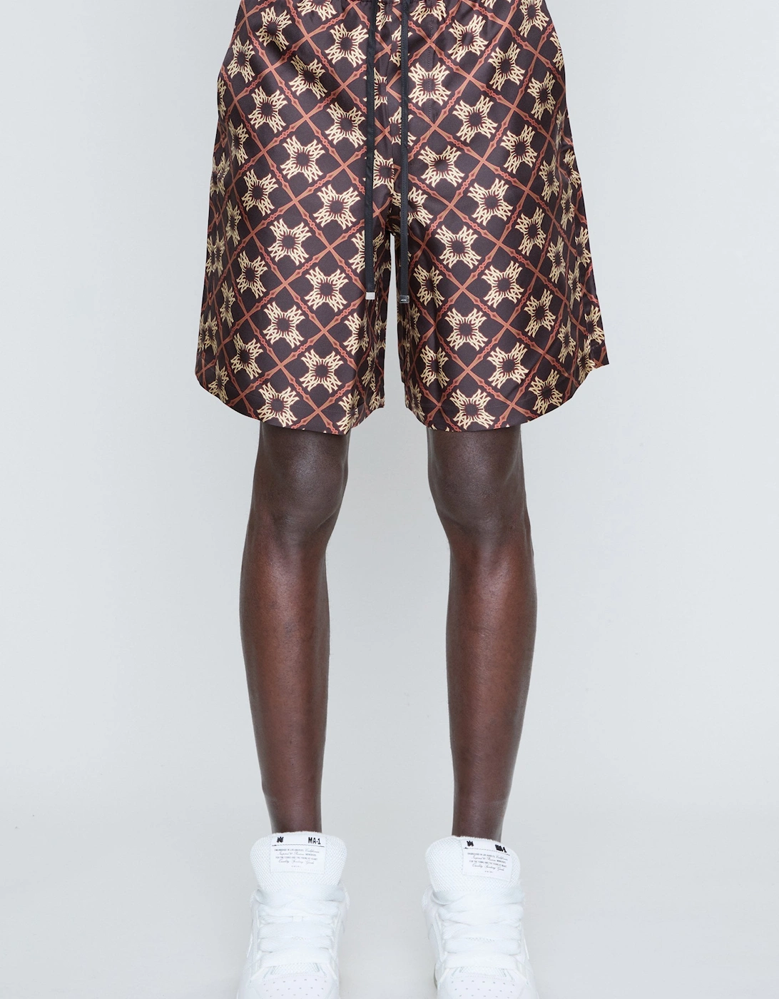 MA Quad Pull On Shorts Brown