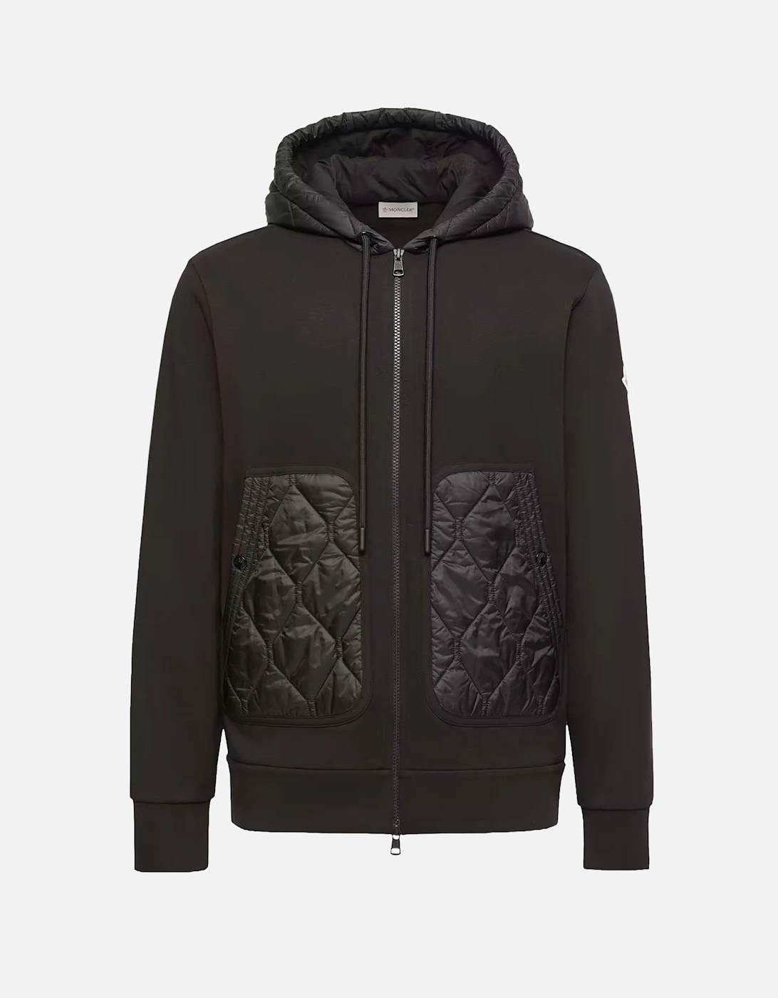 Moncler , Zip-Throughs, Male, Black, Xl, Zip-Through Jumper - Image 5