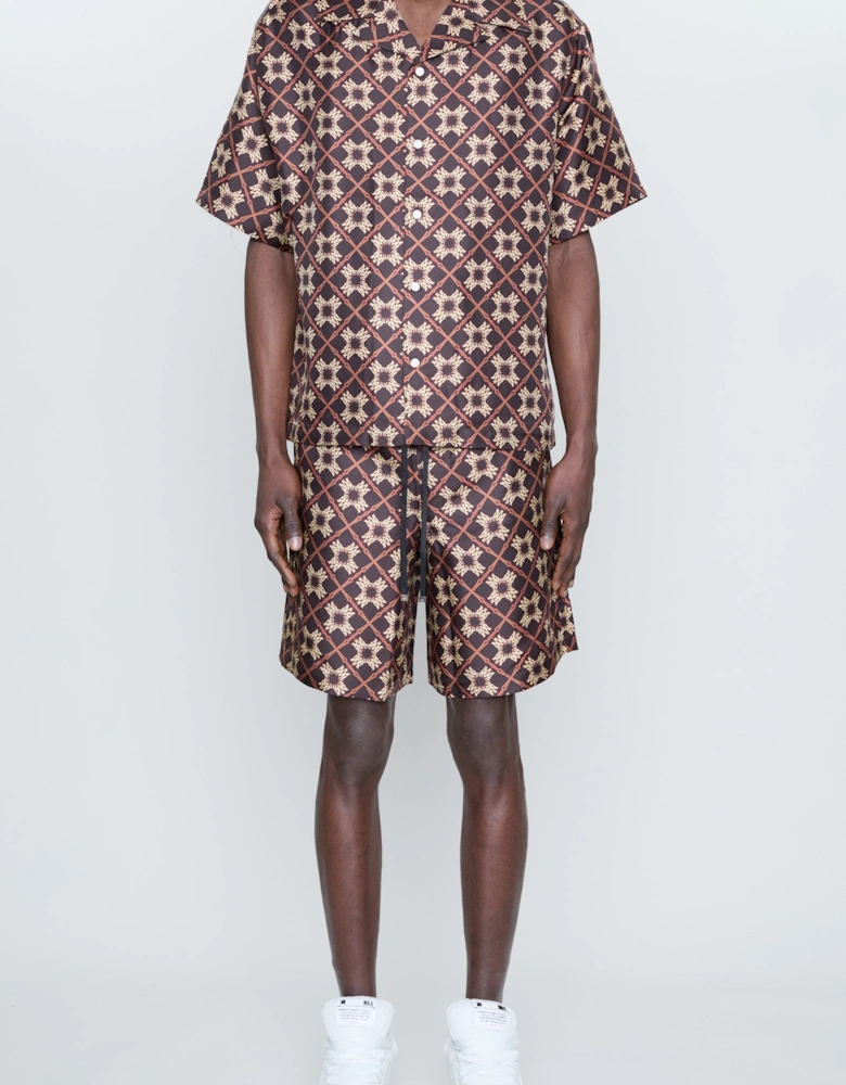 MA Quad Camp Shirt Brown