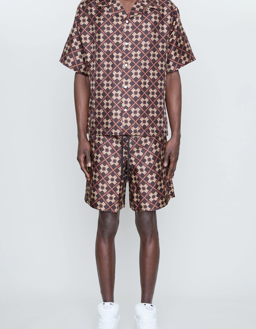 MA Quad Camp Shirt Brown