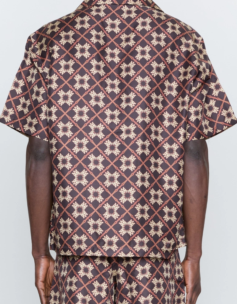 MA Quad Camp Shirt Brown