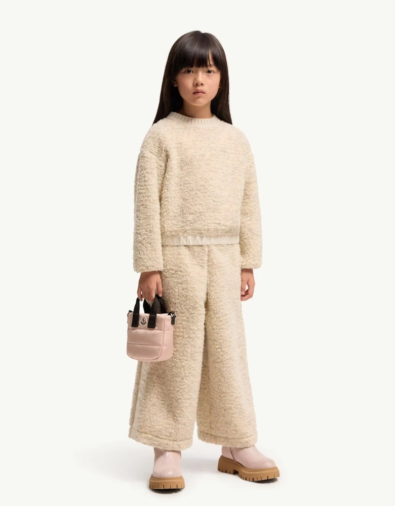 Kids Knitted Tracksuit Beige