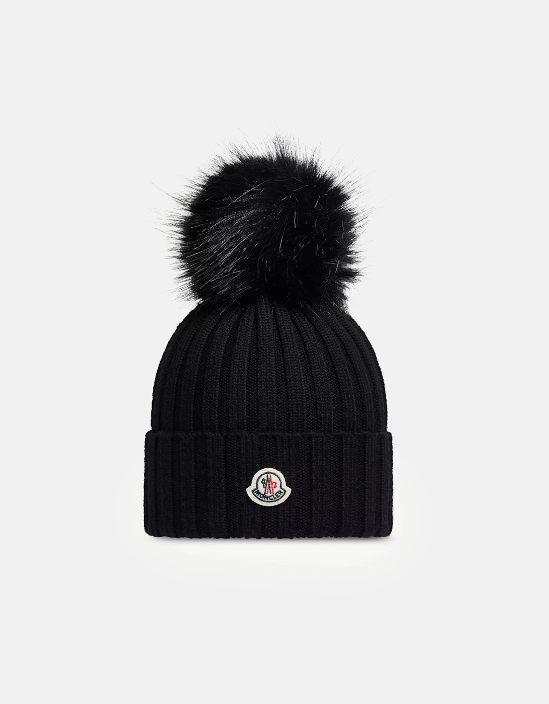 Womens Archive Logo Bobble Hat Black