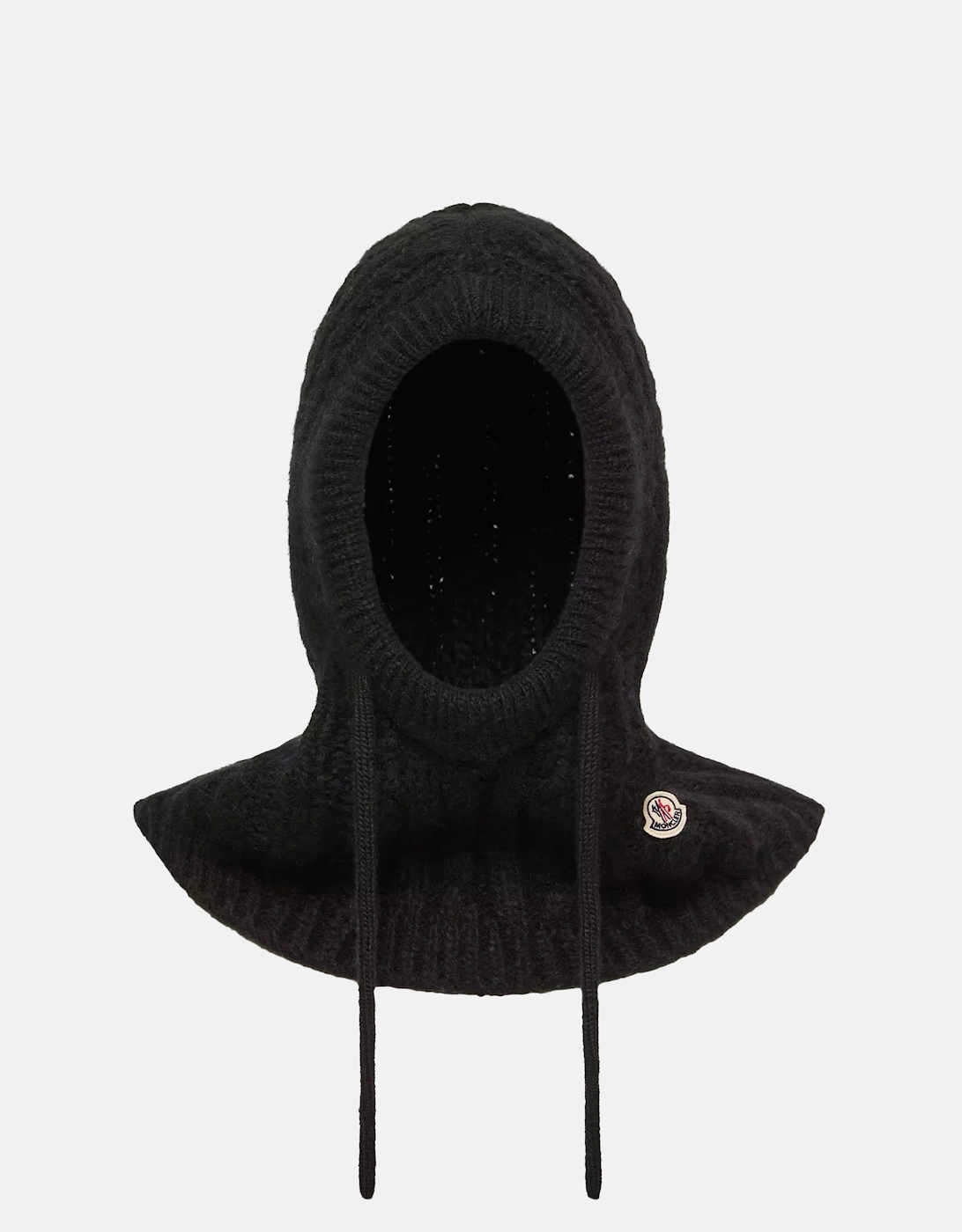 Womens Knitted Balaclava Black