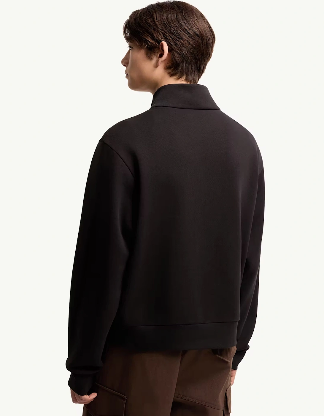 1/4 Zip Sweatshirt Black
