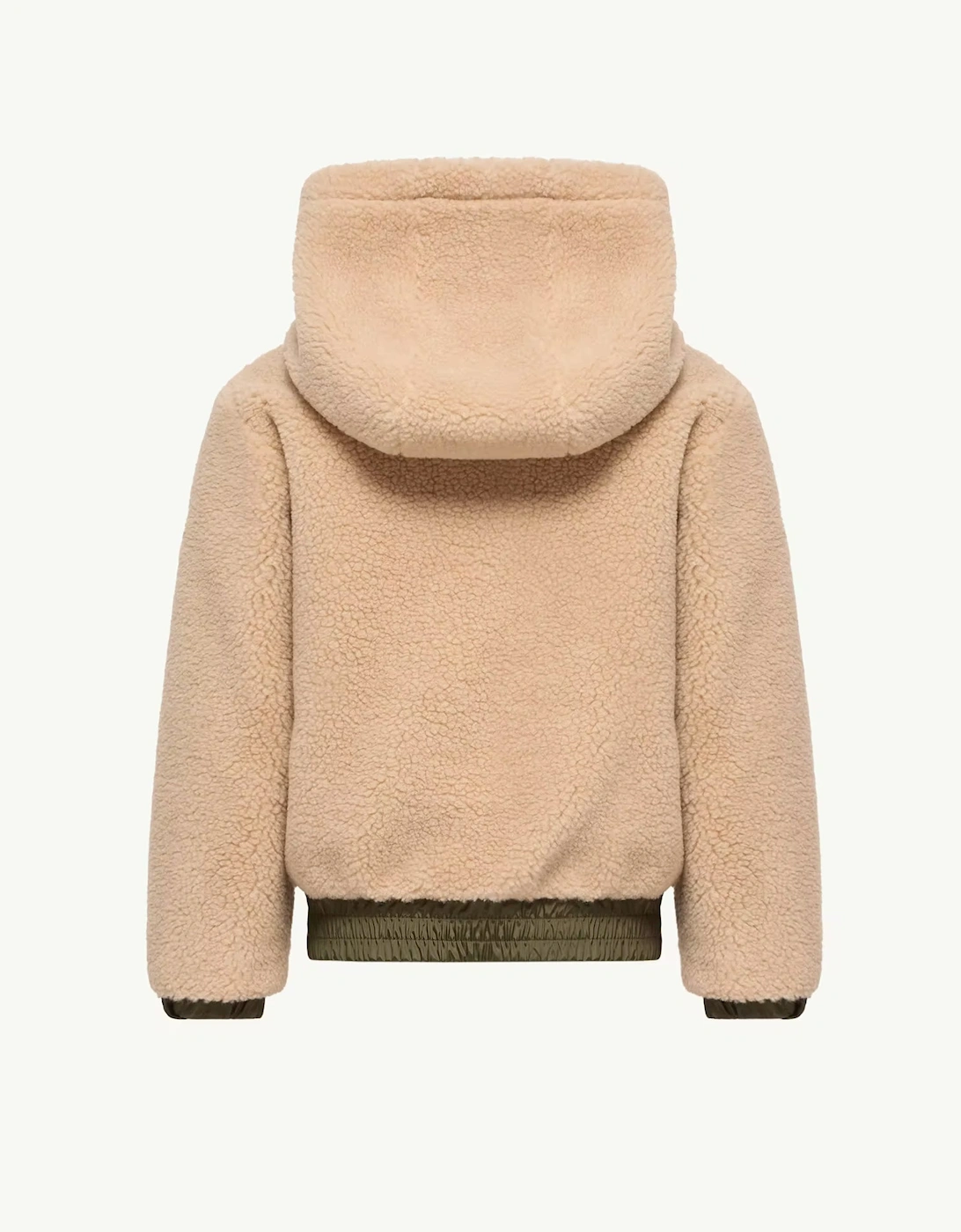 Kids Teddy Hooded Top Beige