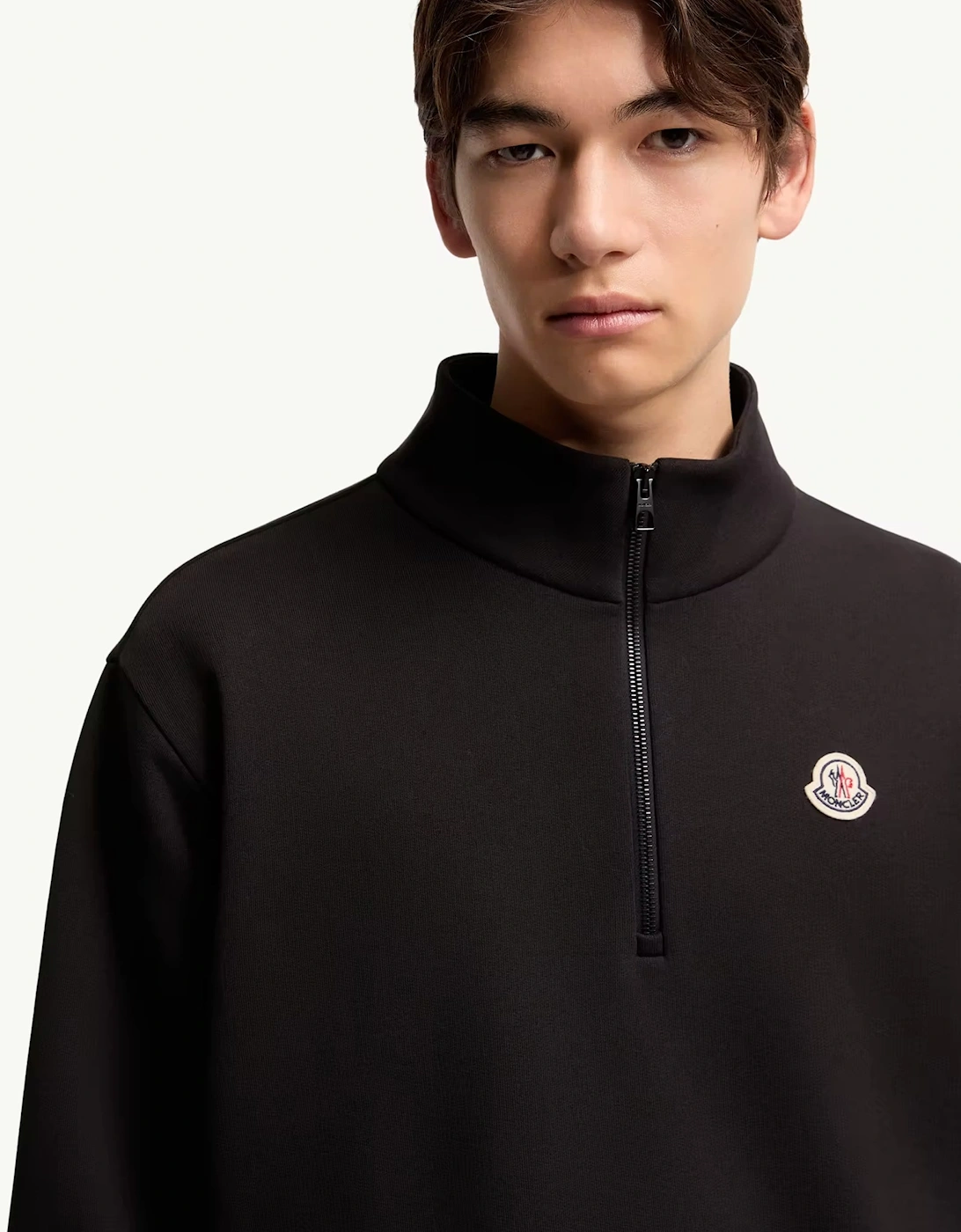 1/4 Zip Sweatshirt Black