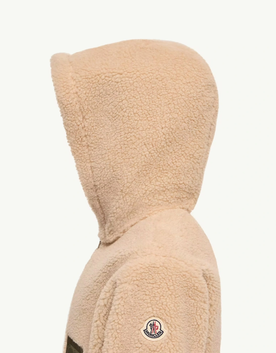 Kids Teddy Hooded Top Beige