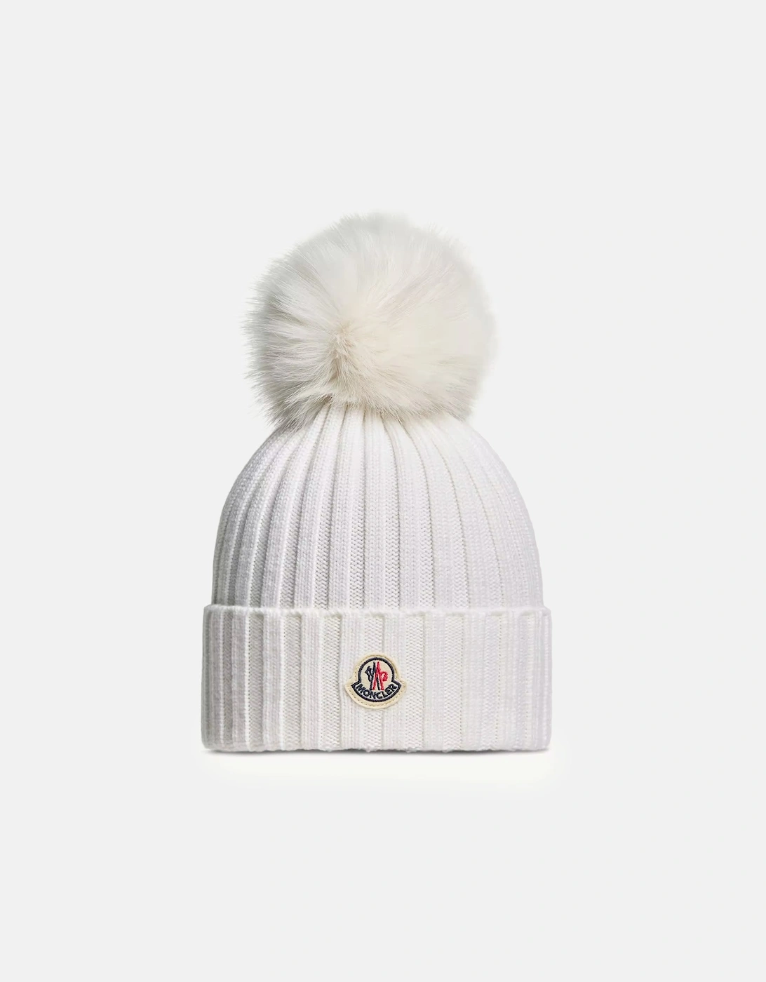 Womens Archive Logo Bobble Hat White