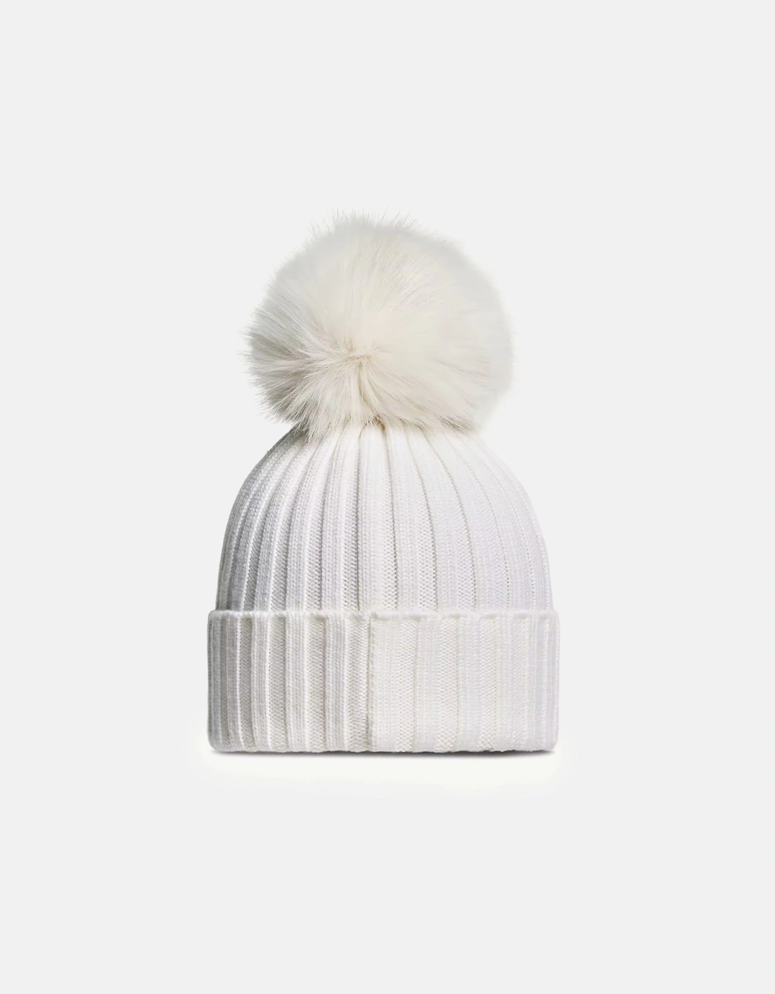 Womens Archive Logo Bobble Hat White