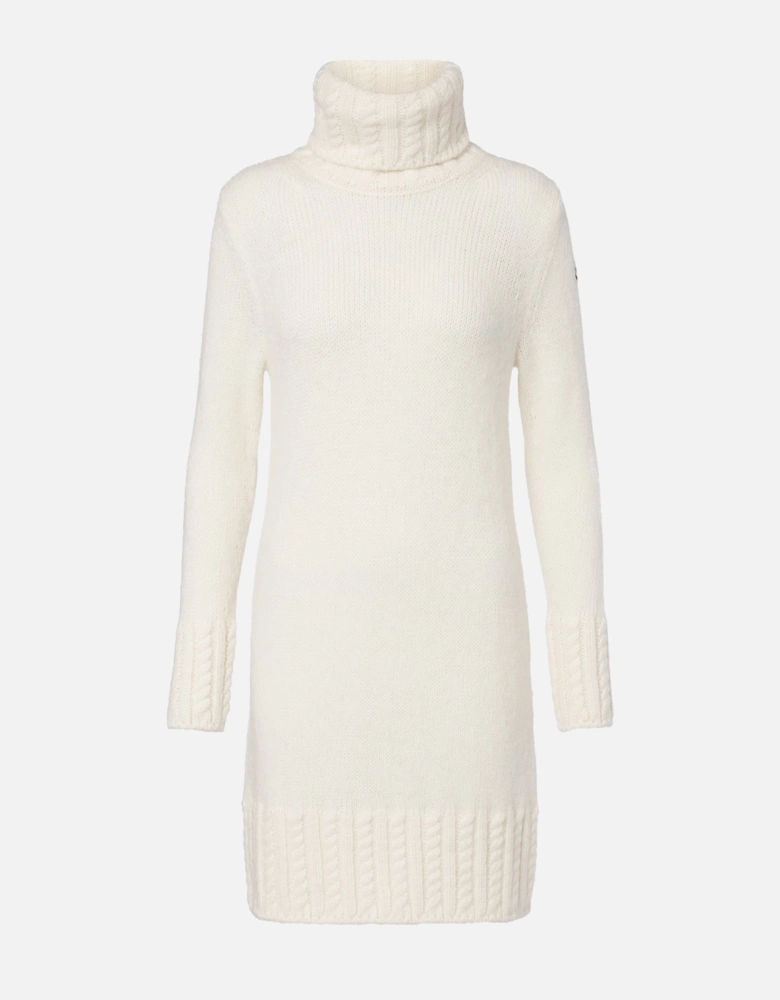 Womens Wool Dress White