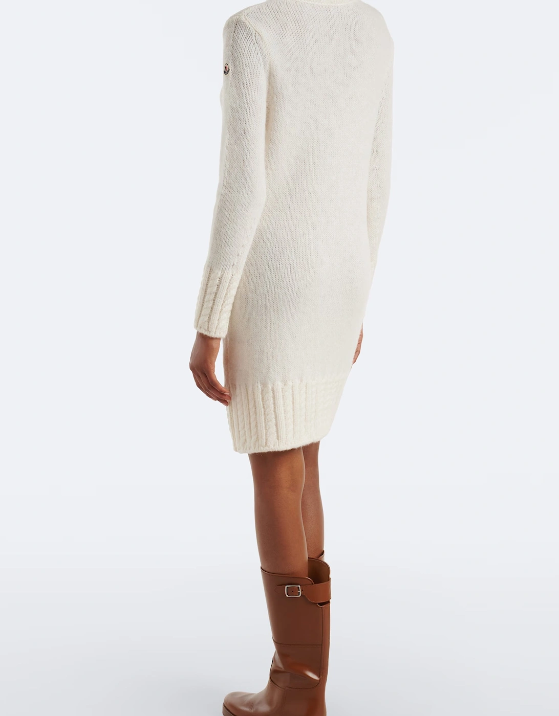 Womens Wool Dress White