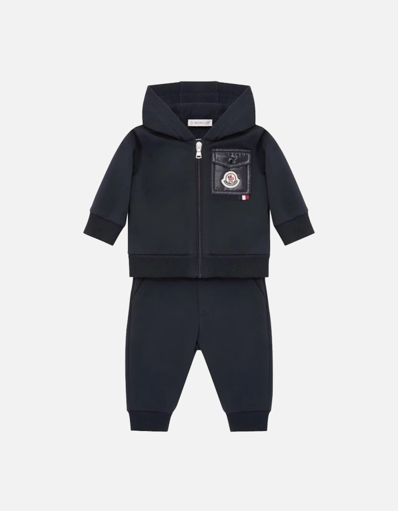 Baby Pocket Detail Tracksuit Set Navy