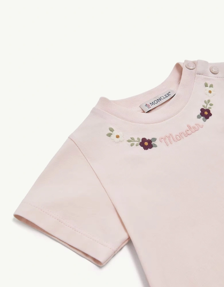 Baby Floral T-Shirt Pink