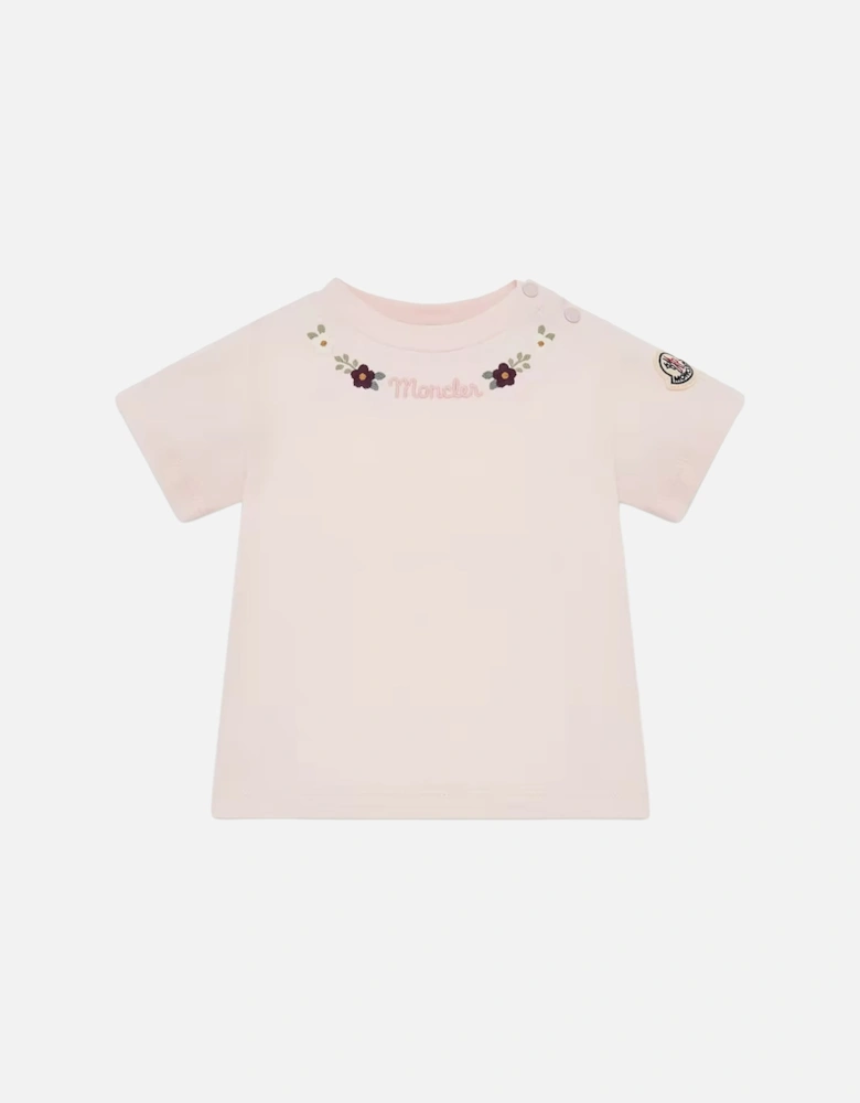 Baby Floral T-Shirt Pink