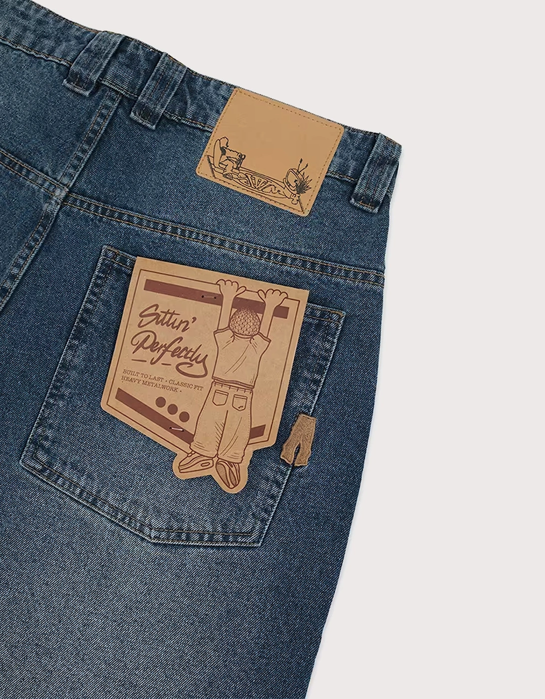 Baggy Denim Pants
