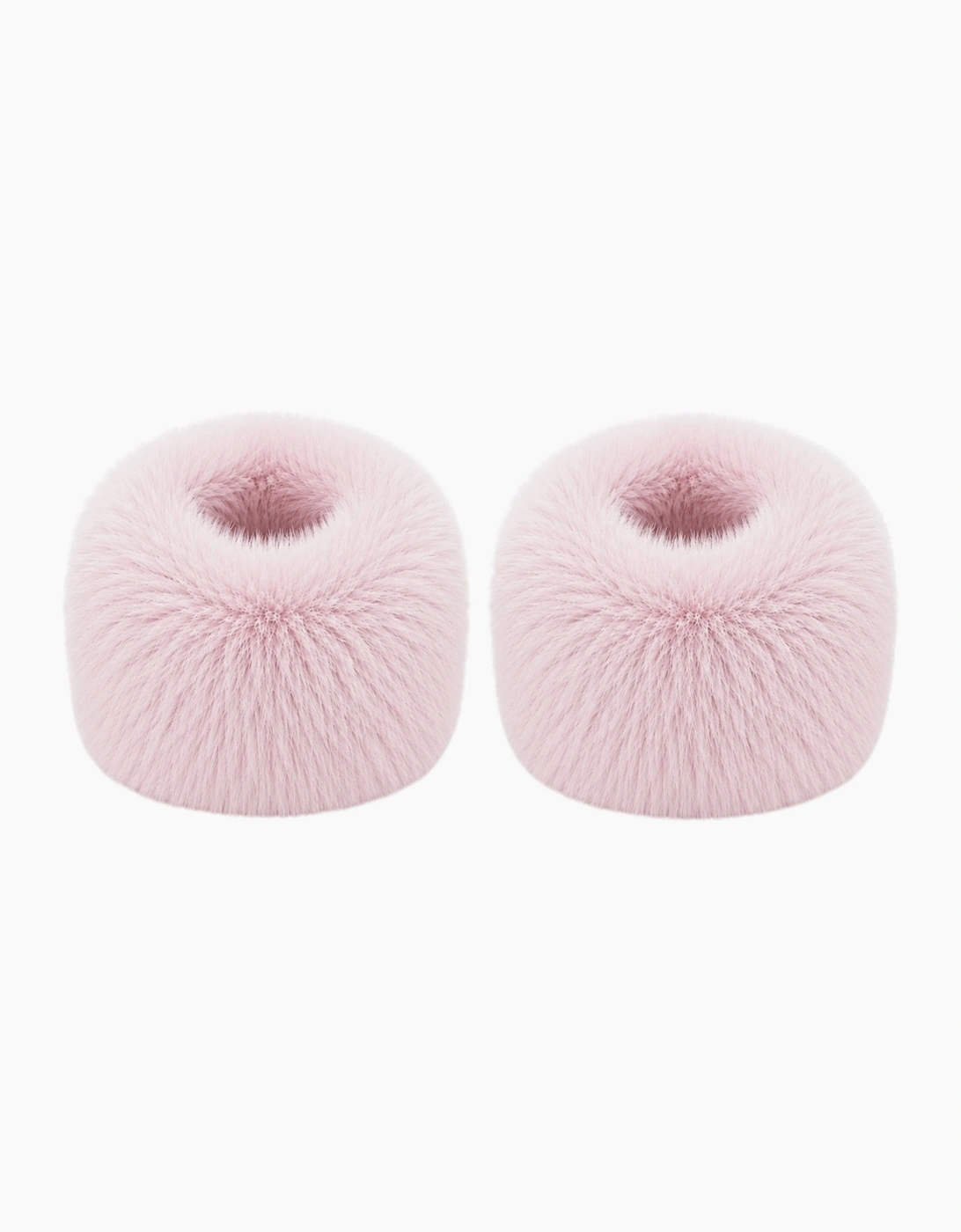 Powder Pink Real Fur Cuffs