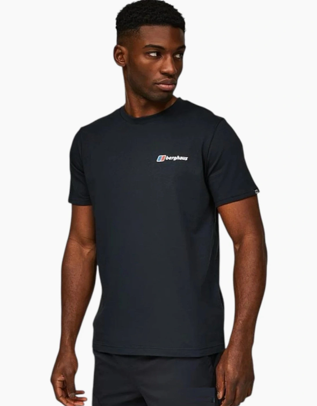 Berghaus Mens Everest Landmark Mountain Ridge Graphic T Shirt in Black