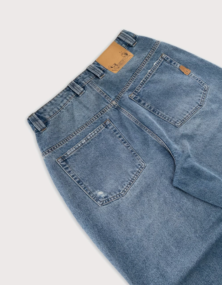 Baggy Denim Pants
