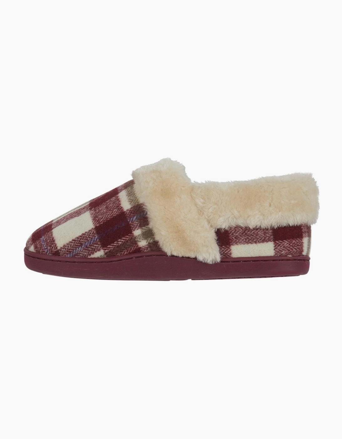 Jo & Joe HERITAGE Womens Moccasin Slippers Cherry