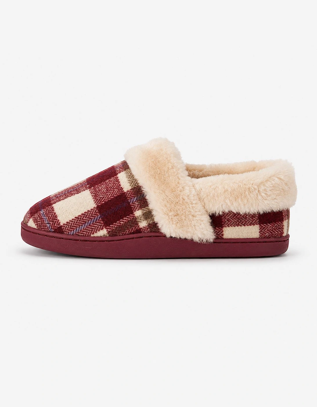 Jo & Joe HERITAGE Womens Moccasin Slippers Cherry
