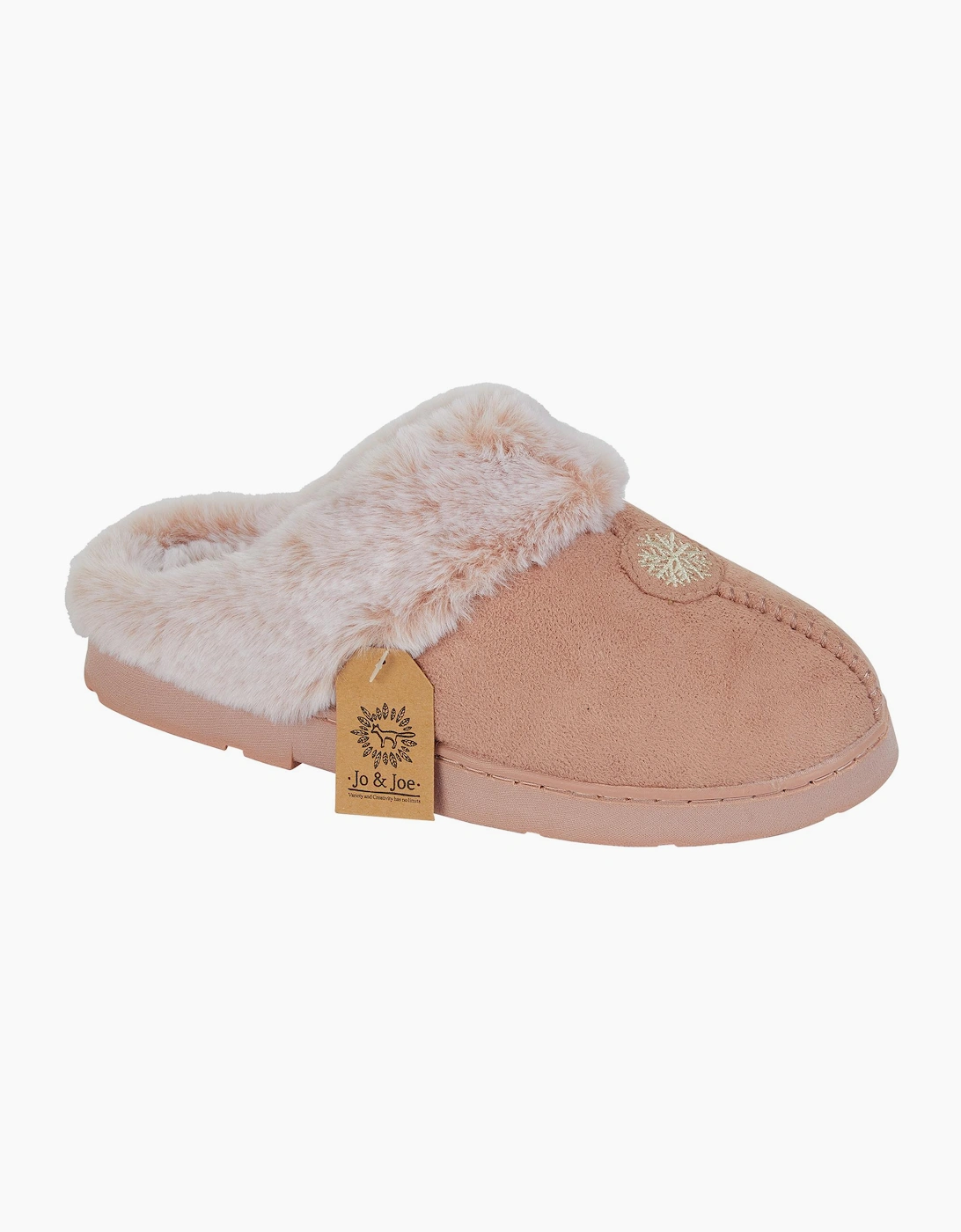Jo & Joe SPLENDOUR Womens Mule Slippers Dusky Pink