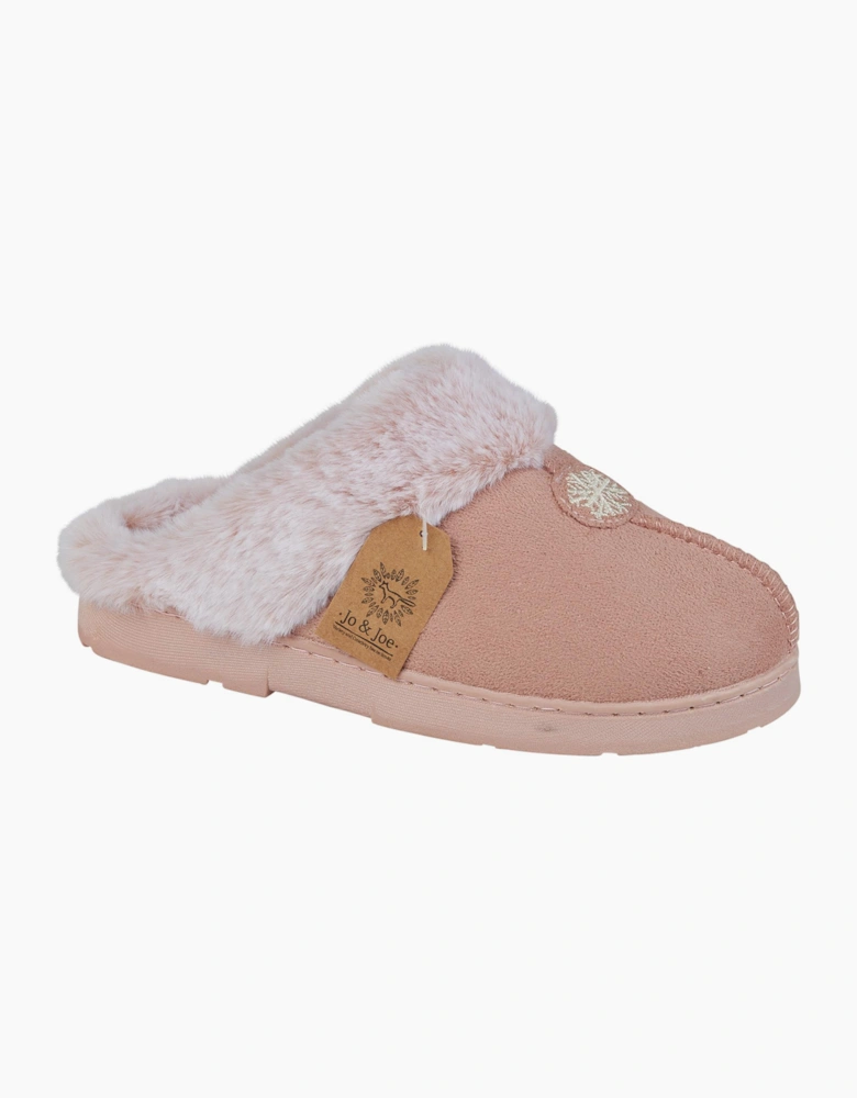 Jo & Joe SPLENDOUR Womens Mule Slippers Dusky Pink