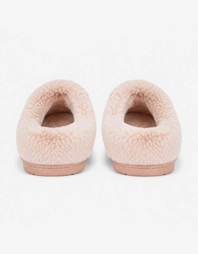 Jo & Joe SPLENDOUR Womens Mule Slippers Dusky Pink