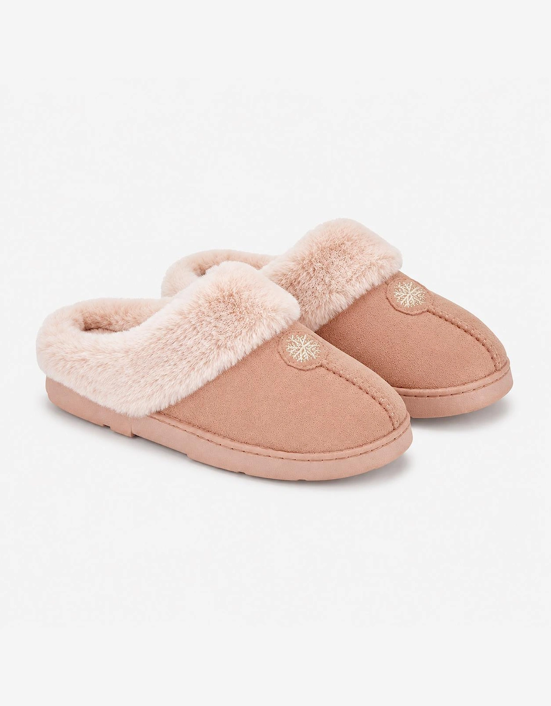 Jo & Joe SPLENDOUR Womens Mule Slippers Dusky Pink