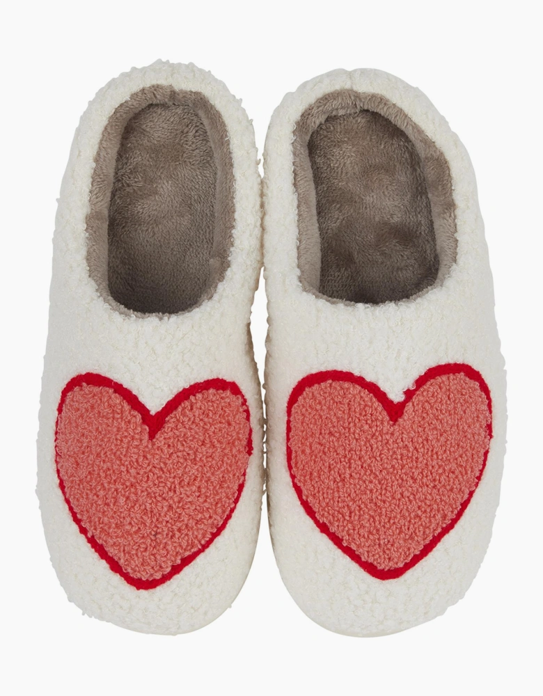 Jo & Joe AMOUR Womens Mule Slippers Cream
