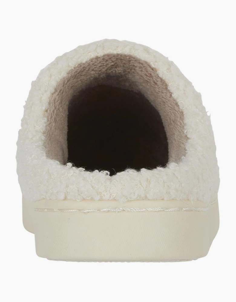 Jo & Joe AMOUR Womens Mule Slippers Cream