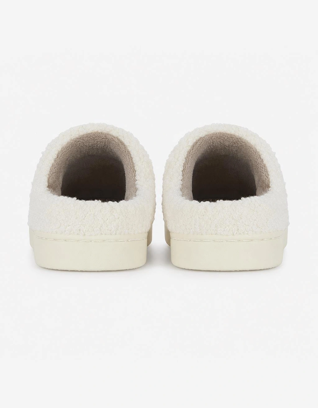 Jo & Joe AMOUR Womens Mule Slippers Cream