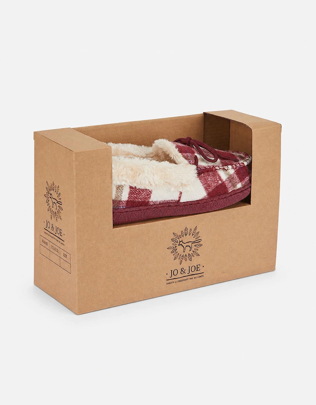 Jo & Joe PEMBROKE Womens Moccasin Slippers Cherry